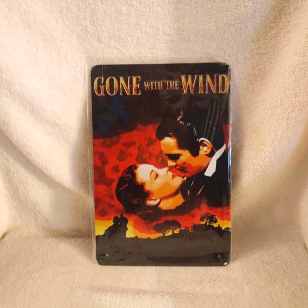 Gone with the wind tin sign